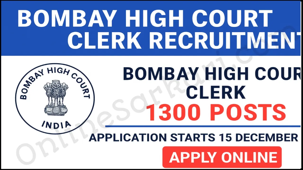 Bombay High Court Clerk Recruitment 2026 Notification Out 1382 Vacancies Check Dates, Eligibility, Salary & Apply Online Now