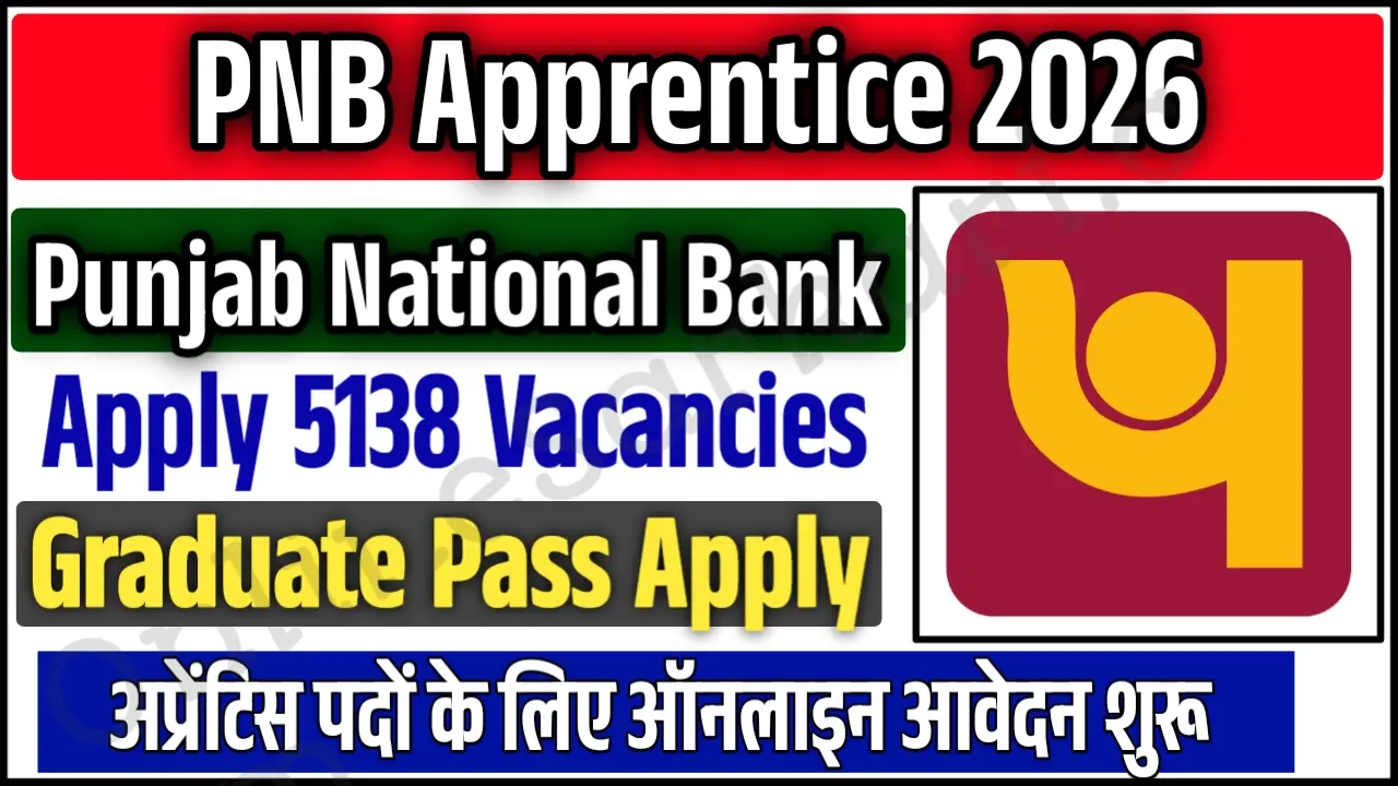 PNB Apprentice Recruitment 2026 Notification Out Apply Online 5138 Vacancies Now